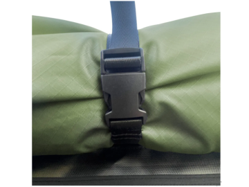 Toldo lateral com luz LED de 180º Overland (2,0 m) verde PREMIUM