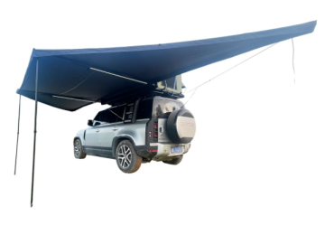 Toldo lateral com luz LED de 180º Overland (2,5 m) cinzento PREMIUM