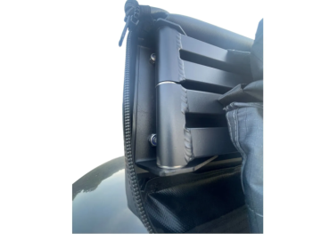Toldo lateral com luz LED de 180º Overland (2,5 m) cinzento PREMIUM