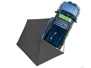 Toldo lateral com luz LED de 270º Overland (2,5 m) cinzento PREMIUM