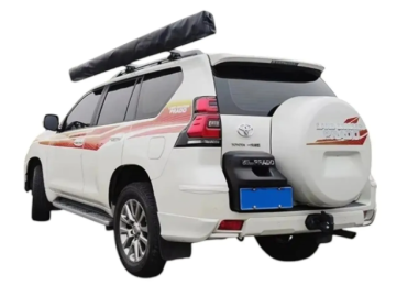 Toldo lateral com luz LED de 270º Overland (2,5 m) cinzento PREMIUM