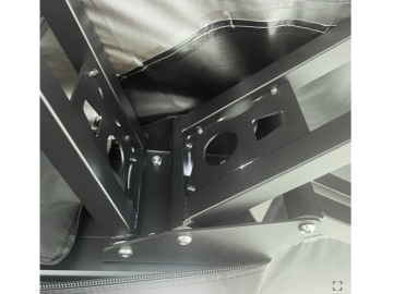 Toldo lateral com luz LED de 270º Overland (2,5 m) cinzento PREMIUM