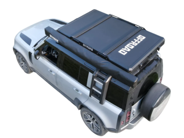 Toldo lateral de 180º Overland (2,0 m) cinzento PREMIUM