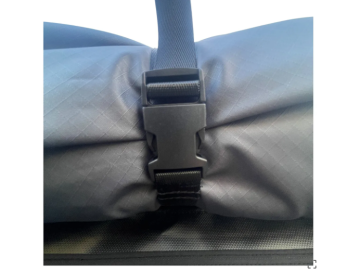 Toldo lateral de 180º Overland (2,0 m) cinzento PREMIUM