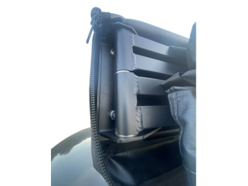 Toldo lateral de 180º Overland (2,0 m) cinzento PREMIUM