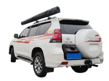Toldo lateral de 270º Overland (2,0 m) cinzento PREMIUM