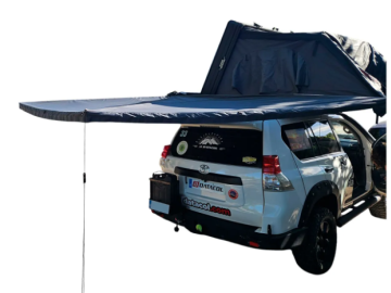 Toldo lateral de 270º Overland (2,0 m) cinzento PREMIUM