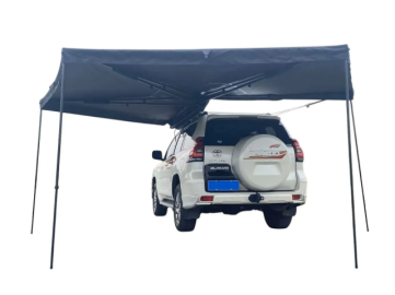 Toldo lateral de 270º Overland (2,0 m) cinzento PREMIUM