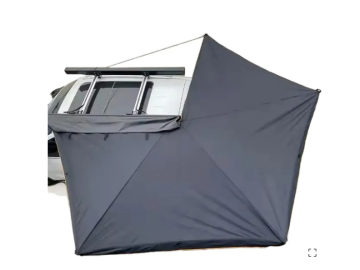 Toldo lateral de 270º Overland (2,0 m) cinzento PREMIUM