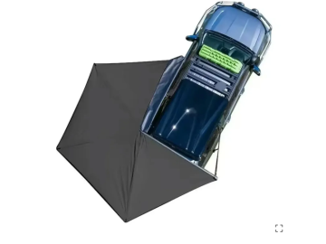 Toldo lateral de 270º Overland (2,0 m) cinzento PREMIUM