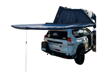 Toldo lateral de 270º Overland (2,5 m) cinzento PREMIUM