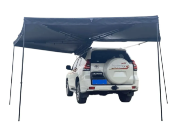 Toldo lateral de 270º Overland (2,5 m) cinzento PREMIUM