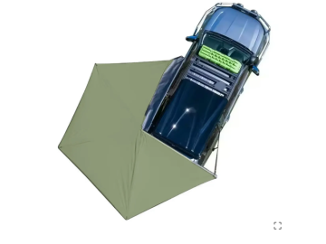 Toldo lateral de 270º Overland (2,5m) verde PREMIUM