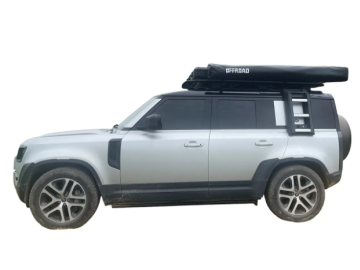 Toldo lateral de 270º com luz LED Overland (2,0 m) cinzento PREMIUM