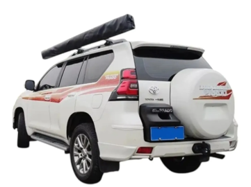 Toldo lateral de 270º com luz LED Overland (2,0 m) cinzento PREMIUM