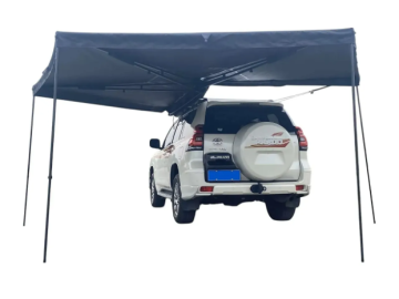 Toldo lateral de 270º com luz LED Overland (2,0 m) cinzento PREMIUM