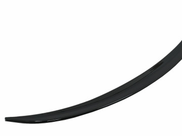 Trunk Boot Lid Spoiler suitable for Mercedes CLA C117 W117 (2013-2018) 4 Door Coupe Piano Black