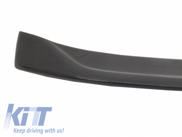 Trunk Boot Lid Spoiler suitable for AUDI A7 4G8 S7 RS7 (2011-2017) KZ Style Real Carbon