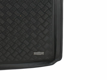 Trunk Mat Black suitable for VW Passat B8 Variant (2014-Up) with full size spare wheel