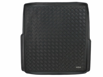 Trunk Mat Black suitable for VW Passat B8 Variant (2014-Up) with full size spare wheel