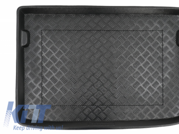 Trunk Mat Black without NonSlip suitable for Opel CROSSLAND X (2017-up)