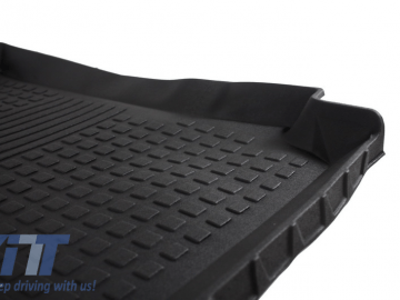 Trunk Mat Cargo Liner suitable for Land ROVER Discovery 4 Black