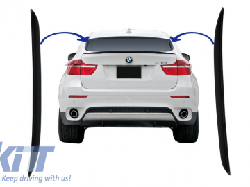 Trunk Rear Fin Spoiler (Left/Right) suitable for BMW X6 E71/E72 (2008-2014) Perfomance Design