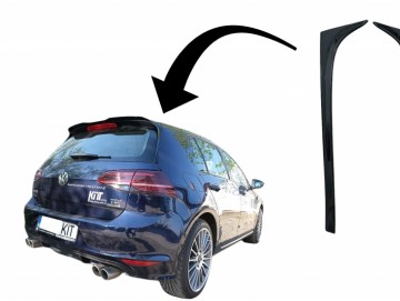 Trunk Rear Window Fin Spoiler suitable for VW Golf 7 & 7.5 (2012-2020) GTI Design Piano Black