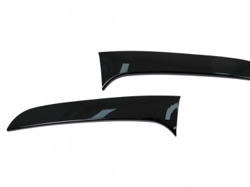 Trunk Rear Window Fin Spoiler suitable for BMW 1 Series F20 F21 (2011-2019) Piano Black