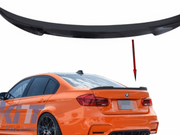 Trunk Spoiler suitable for BMW 3 Series F30 F80 (2011-2018) M4 Design Real Carbon