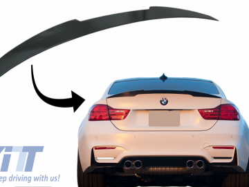 Trunk Spoiler suitable for BMW 4 Series Gran Coupe F36 (2014-up) M4 CSL Design Piano Black