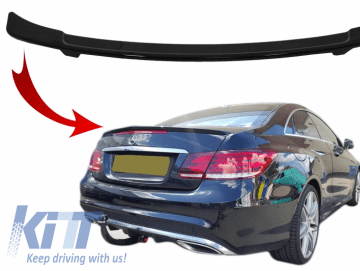 Trunk spoiler suitable for MERCEDES-Benz E-Class W212 (2009-2016) GTS Design Piano Black