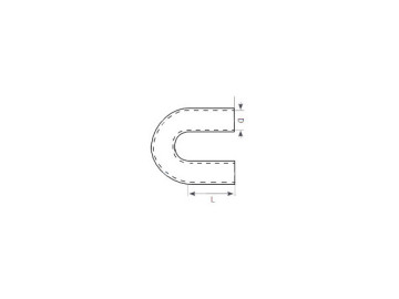 Tubo de Silicone 180º - 38MM