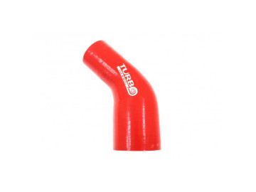 Tubo em Silicone 45º com Redução - 51MM-70MM