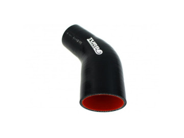 Tubo em Silicone 45º com Redução - 57MM-76MM