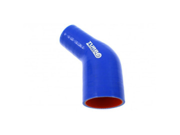 Tubo em Silicone 45º com Redução - 76MM-83MM