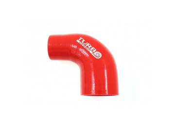 Tubo em Silicone 90º com Redução - 63MM-76MM