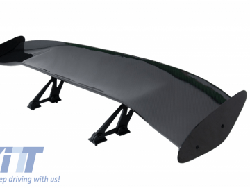 Universal Adjustable Trunk Spoiler Wing GT Design Real Carbon