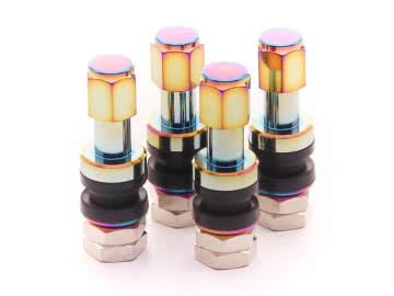 Set Of Aluminum Air Valves Jr V2 - Neochrome