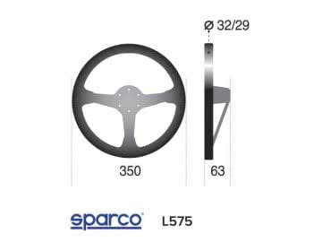 Volante Sparco L575 Pele