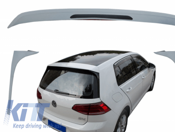 Windshield Roof Wing Fins Spoiler suitable for VW Golf 7 VII (2012-2017) Facelift GTI Design