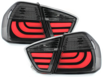 carDNA LED Taillights suitable for BMW 3 Series E90 Sedan (2005-2008) Smoke
