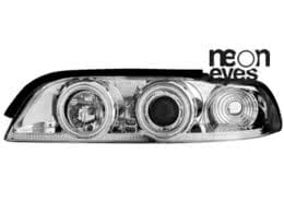 headlights suitable for BMW E39 5er 95-00_2 CCFL halo rims_chrome