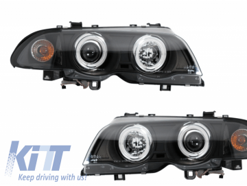 headlights suitable for BMW E46 Lim. 98-01_2 CCFL halo rims_black