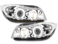 headlights suitable for BMW E90/E91 3er_2 CCFL halo rims_chrome