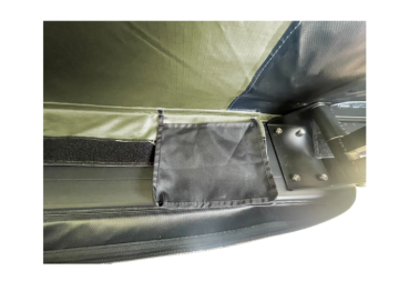 oldo lateral com luz LED de 180º Overland (2,5 m) verde PREMIUM