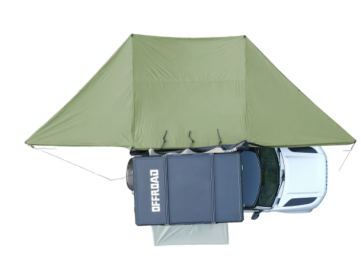 oldo lateral com luz LED de 180º Overland (2,5 m) verde PREMIUM
