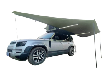 oldo lateral com luz LED de 180º Overland (2,5 m) verde PREMIUM